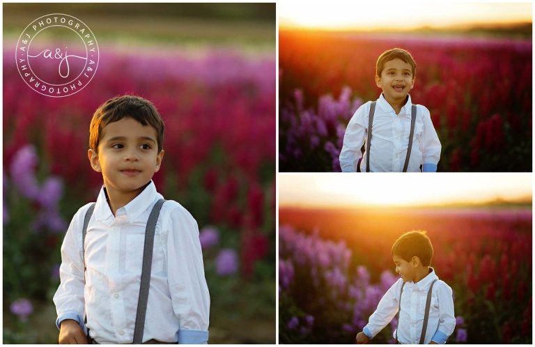child-photographer-captures-boy-flower-field