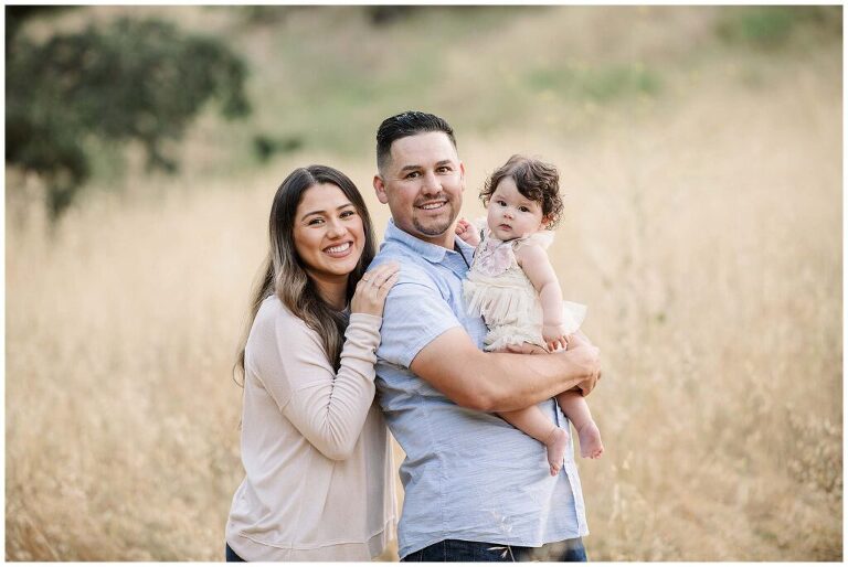 mother, child, father family photo in santa ynez 